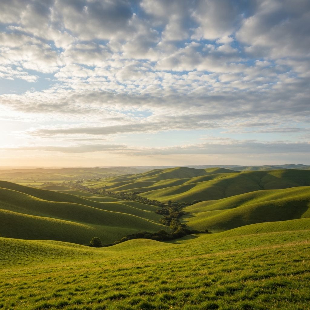 A wide peaceful landscape representing the breadth of topics covered in these articles